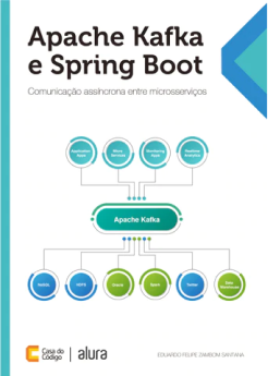 Livro sobre apache Kafka e sprint boor da alura books